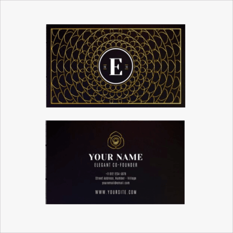 Raised Foil Business Cards - Image 3