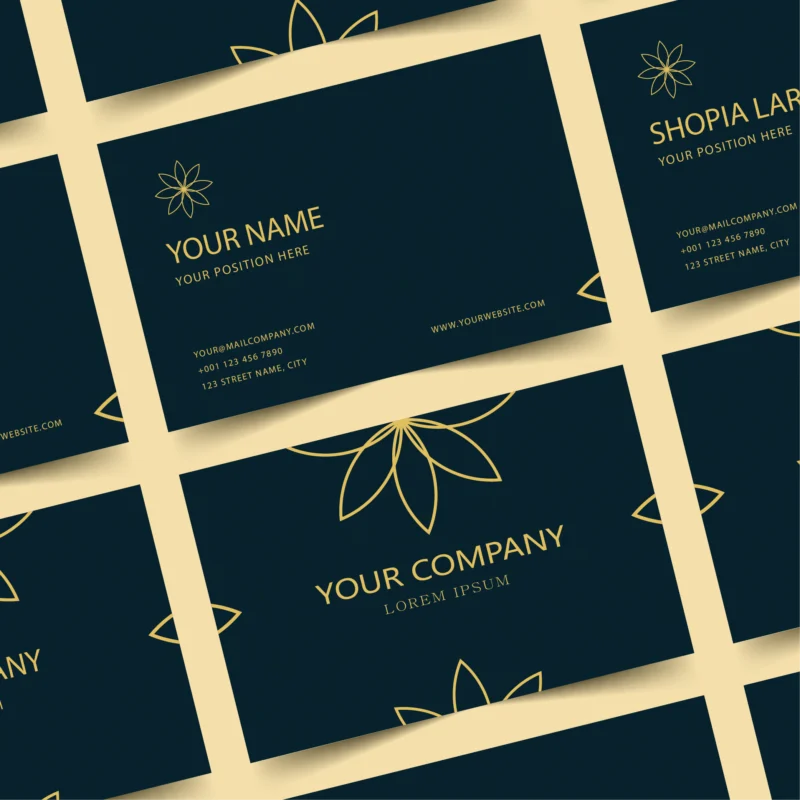 Raised Foil Business Cards - Image 4