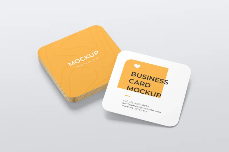 Square Visiting Cards