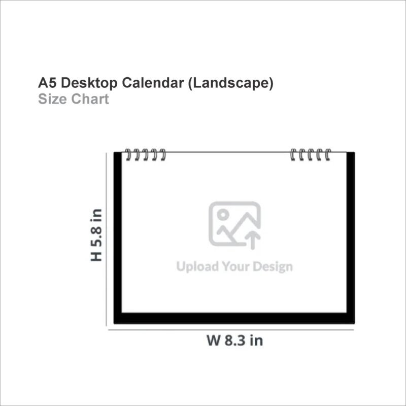 A5 Desktop Calendars(Landscape) - Image 2