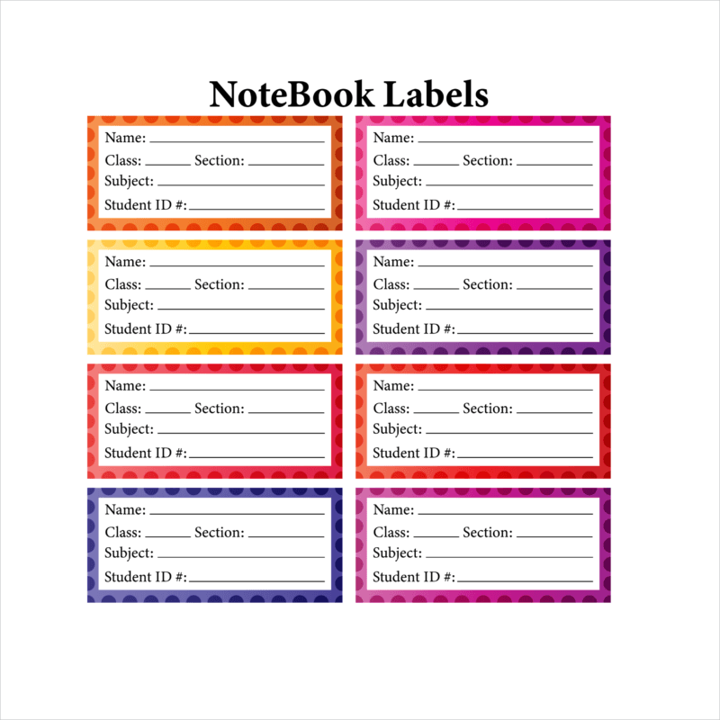 Sheet Labels - Image 3