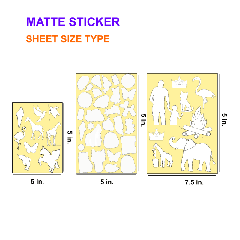 Matte Finish Stickers - Image 3