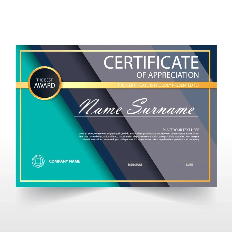 Laminated Certificate - Image 3