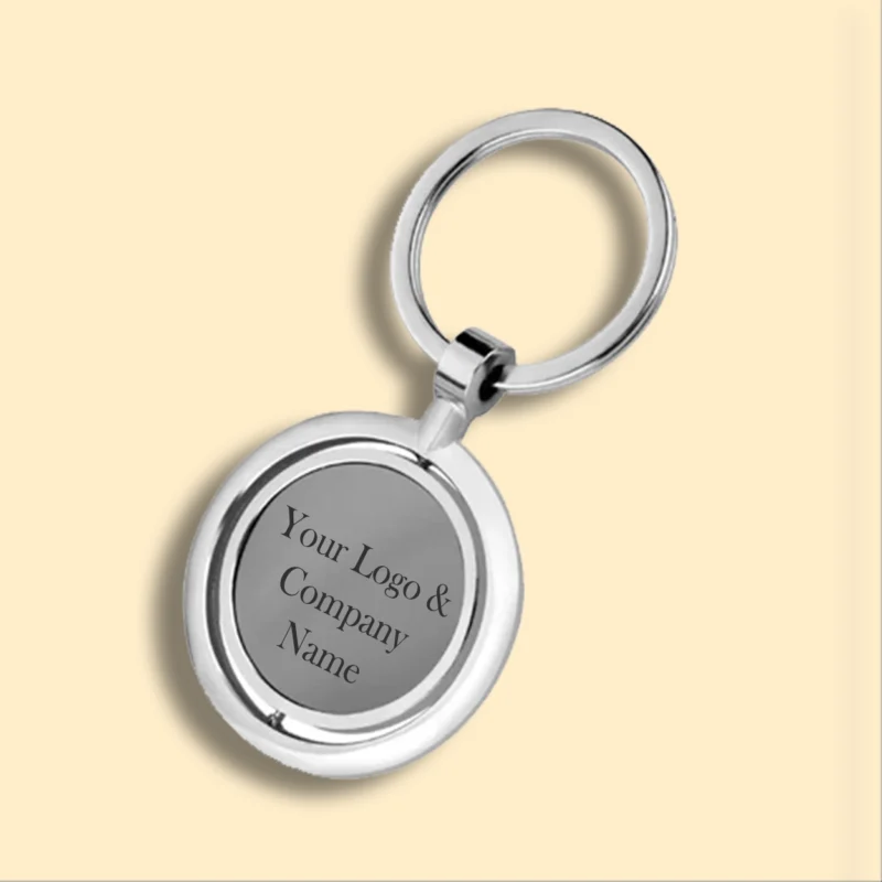 Glimmer Metal Keychain