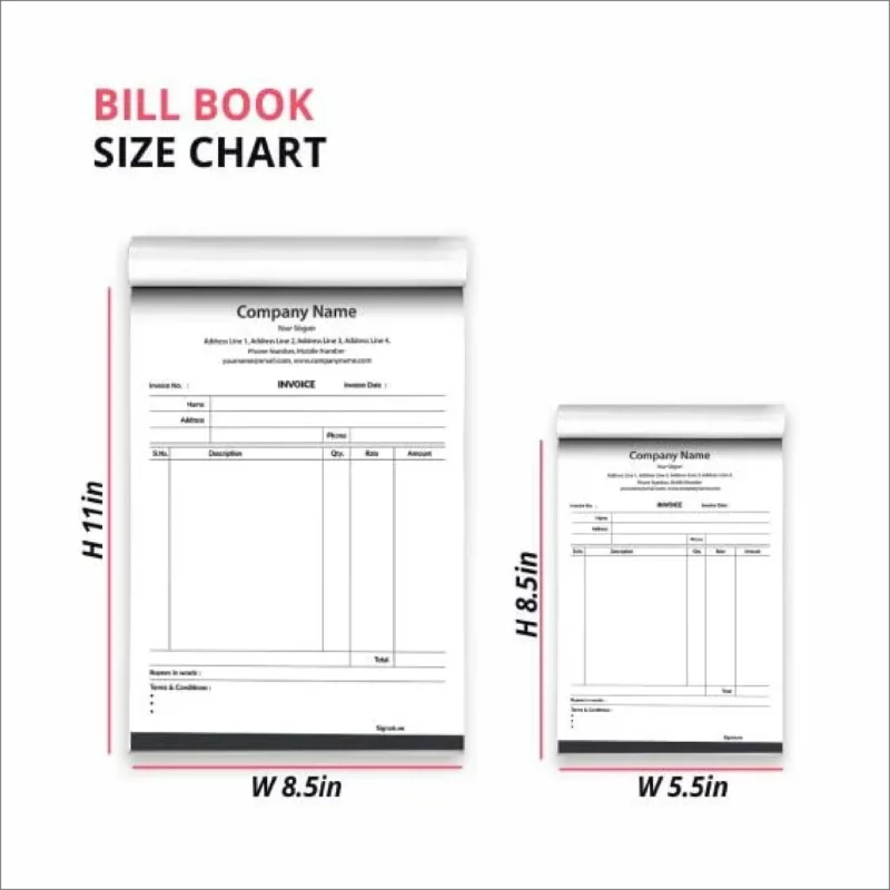 A4 Size Bill Book - Image 3