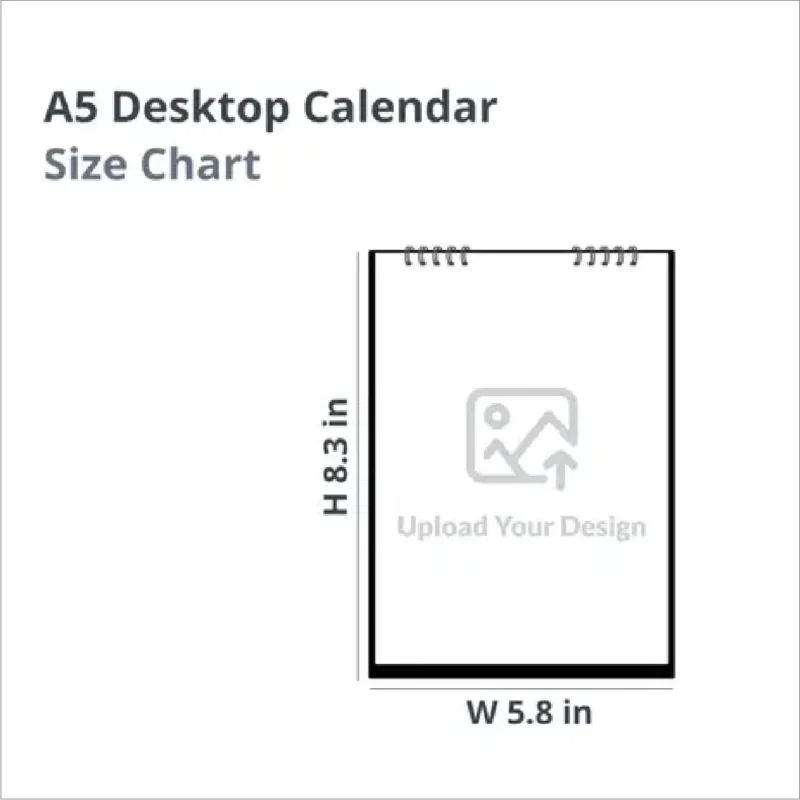 A5 Desktop Calendar(Portrait) - Image 2