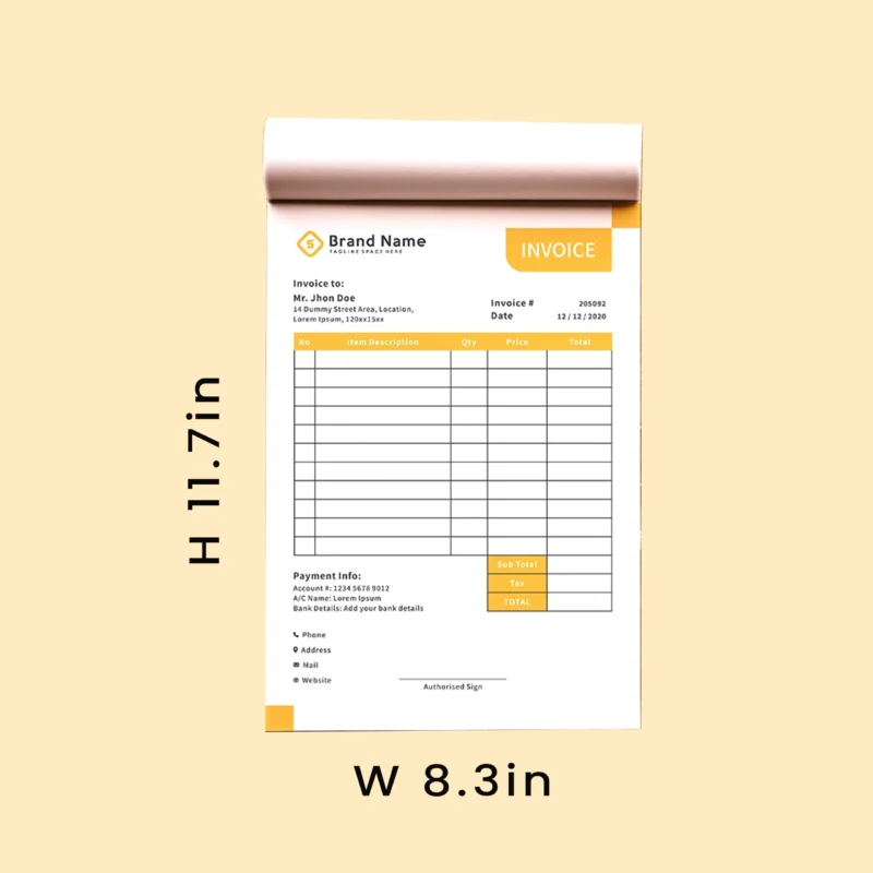 A4 Size Bill Book - Image 2