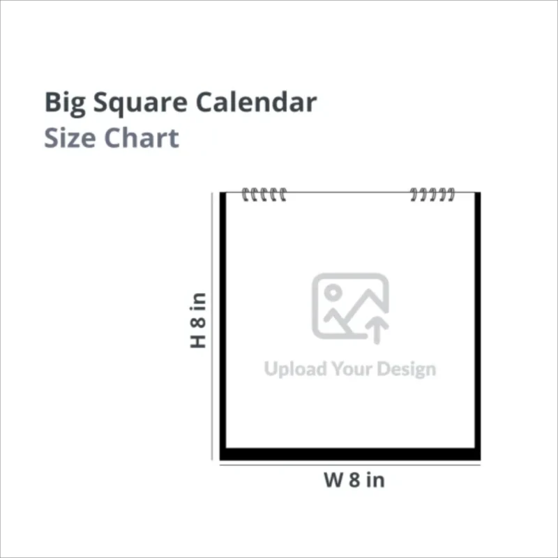 Big Square Desktop Calendar - Image 2