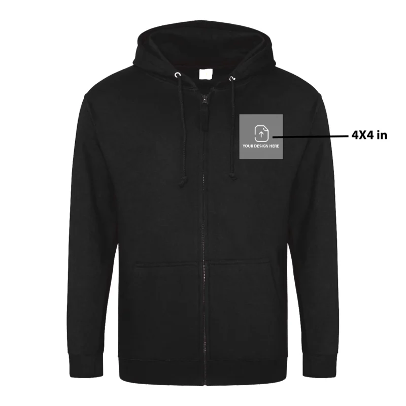 Embroidered Zip Hoodies - Image 3