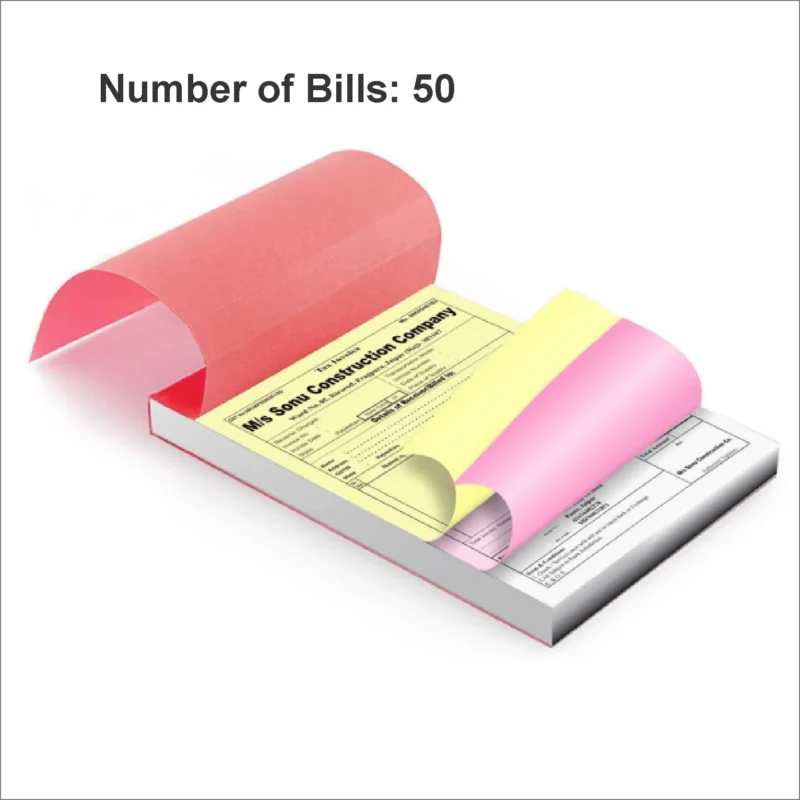 Full Colour Printed Bill Books - Image 2