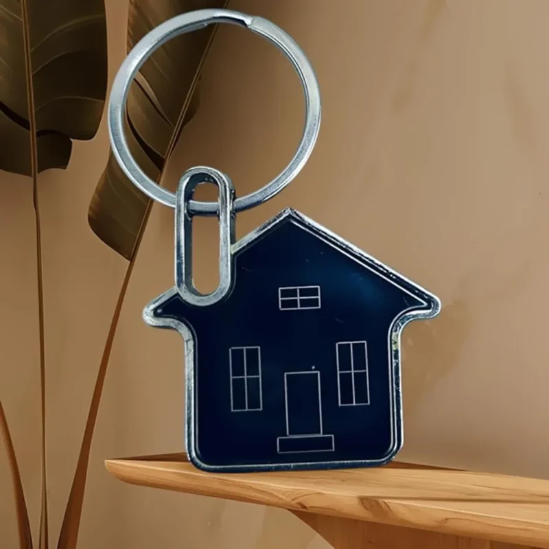 Hut Keychain
