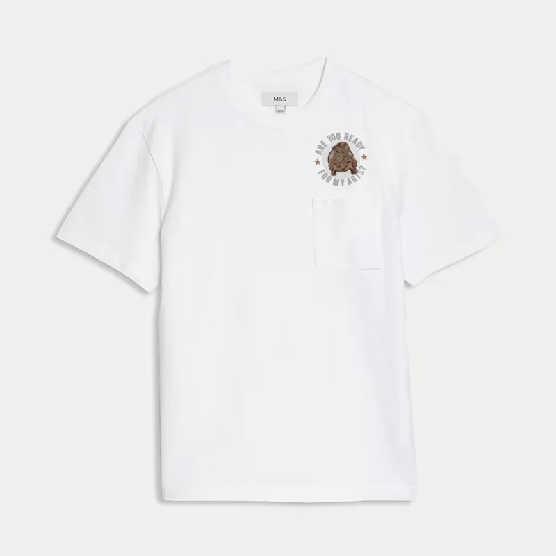 M and S Round Neck T-shirts - Image 5