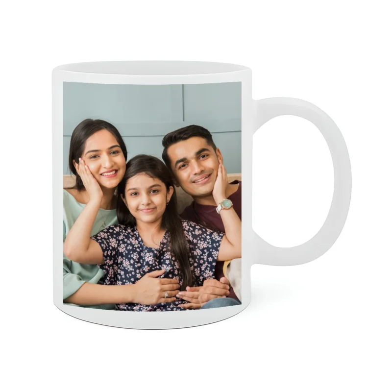 Personalized White Photo Mug - Image 3