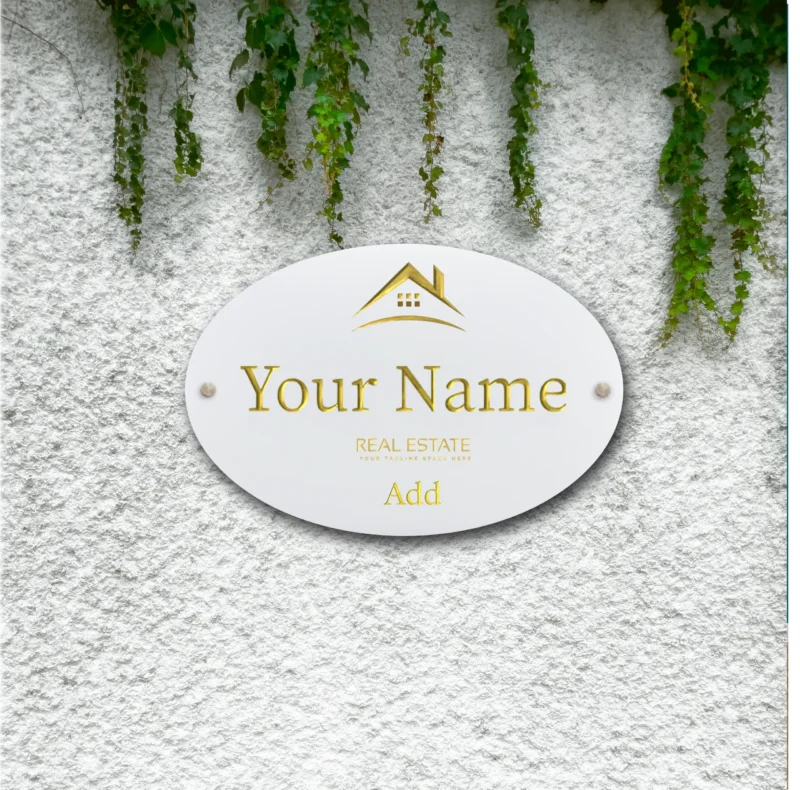 Embossed Name Plate