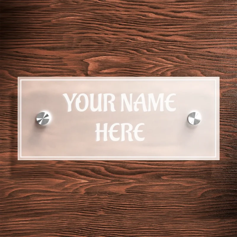 Standard Acrylic Name Plates - Image 2